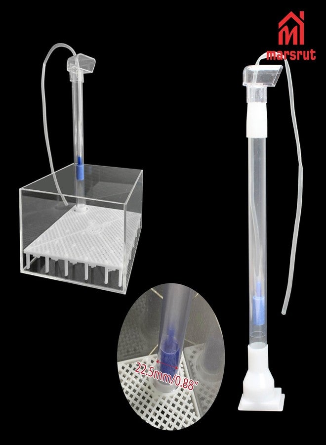 Marsrut 5pcs Under Gravel Filter Aquarium Uplift Tube, Undergravel Bottom Filters for Fish Tanks Water Cleaner Small Board Air Clean System Freshwater Saltwater, Clear Tubing Accessory Kit - Image 5